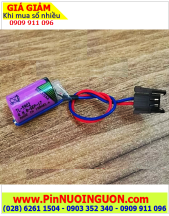 Tadiran TL-5902 (ZẮC CẮM); Pin nuôi nguồn PLC Tadiran TL-5902 lithium 3.6v 1/2AA 1200mAh chính hãng